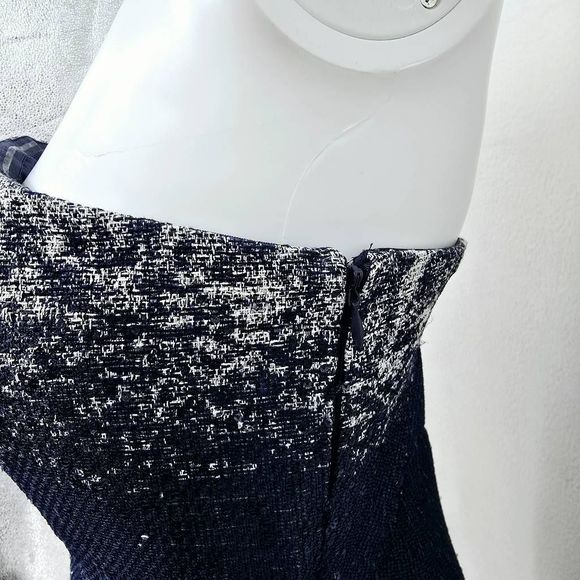 Banana Republic Limited Edition Strapless Mini Cocktail Dress Blue 4 - Picture 3 of 7